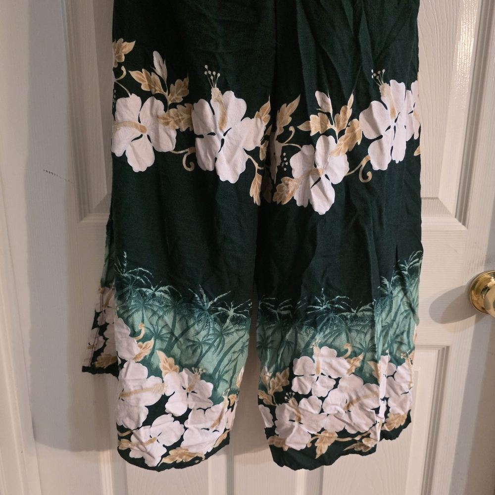 Hibiscus Collection Hawaii Wrap Pants-OSFM - Picture 3 of 13